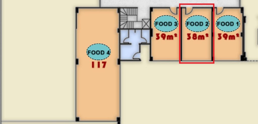 وحدة تجارية Food 2 - ONE MALL الشروق- العربي للتطوير العقاري