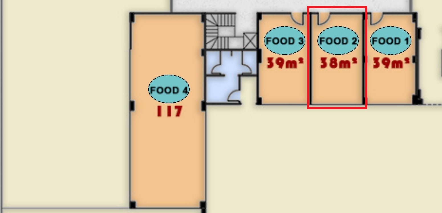 وحدة تجارية Food 2 - ONE MALL الشروق- العربي للتطوير العقاري