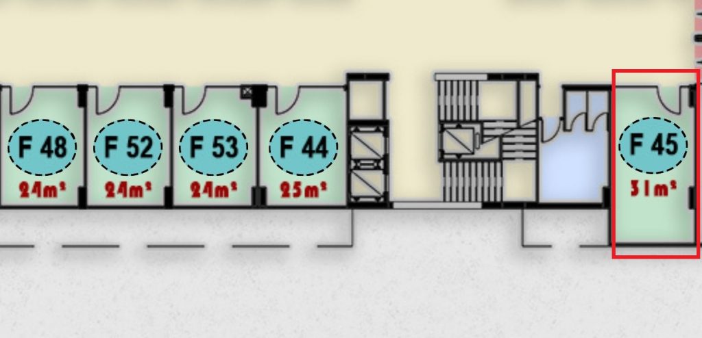 وحدة F 45 - الدور الأول - ONE MALL